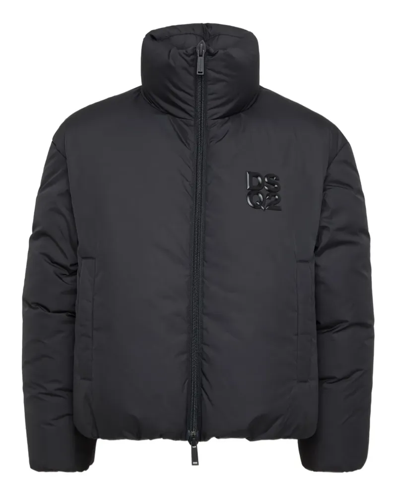 Dsquared2 Wattierte Ball Jacke - Schwarz Schwarz