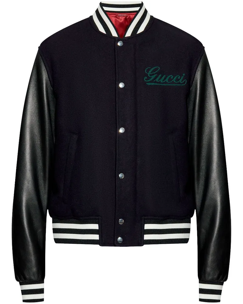 Gucci Bomberjacke aus Wolle - Schwarz Schwarz