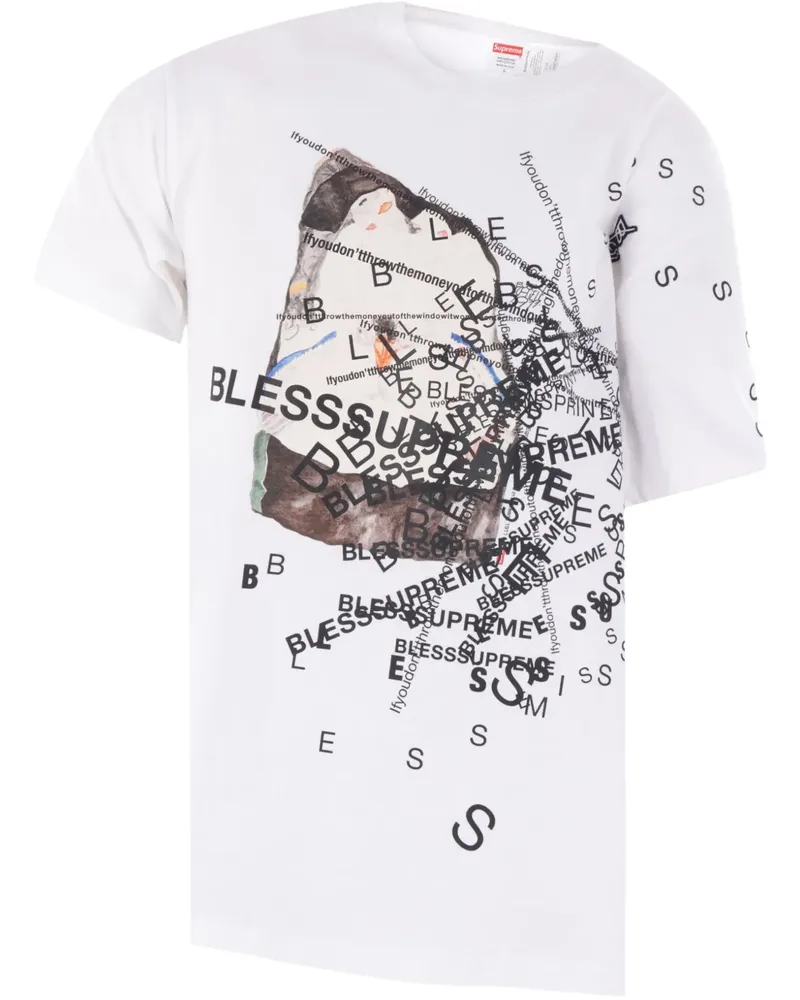 BLESS x Supreme Observed in a Dream T-Shirt - Weiß Weiß