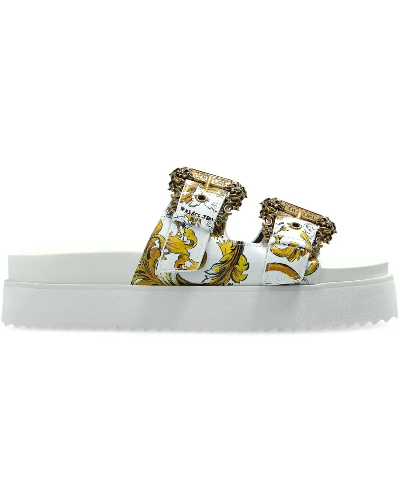 Versace Jeans Arizona Pantoletten - Weiß Weiß