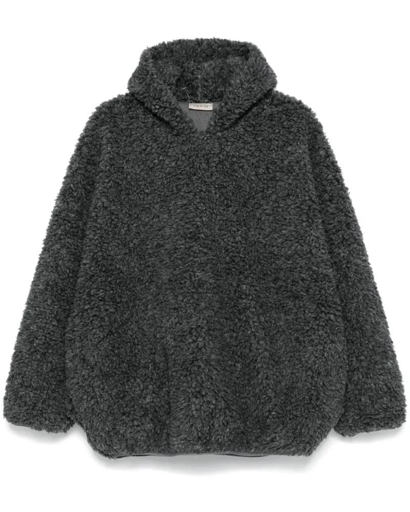 Fear of God Hoodie aus Faux Shearling Grau