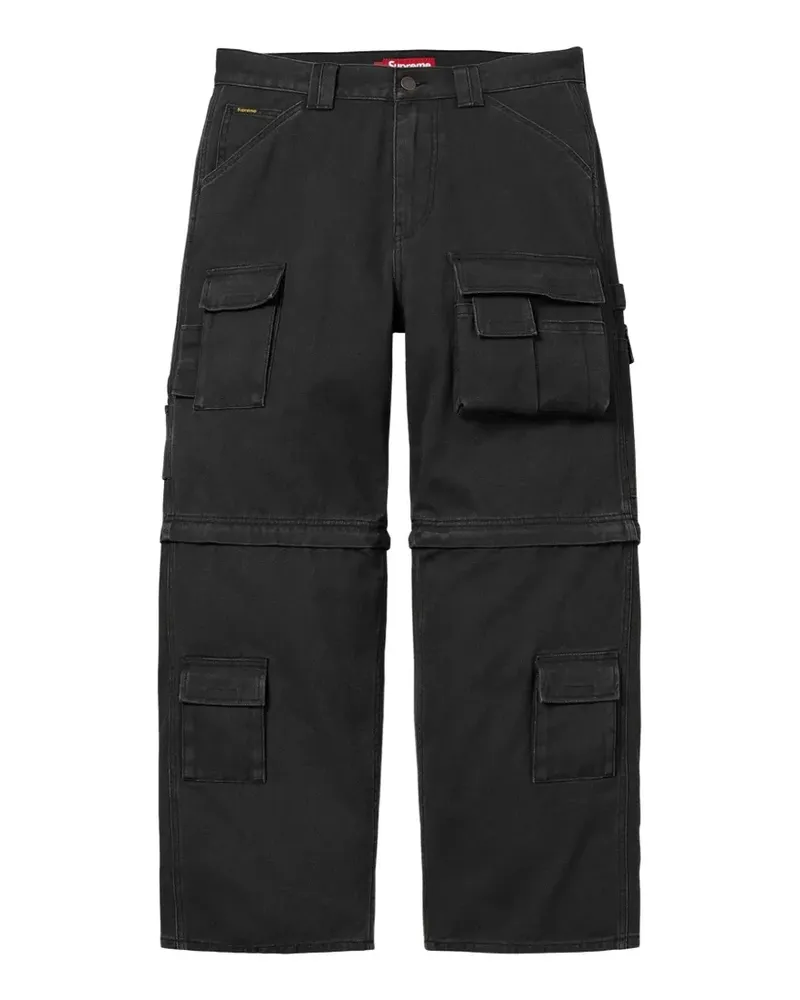 Supreme Being Zip-Off Utility Cargohose - Schwarz Schwarz