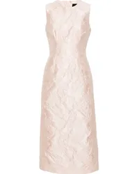 Simone Rocha Gemustertes Midikleid Rosa