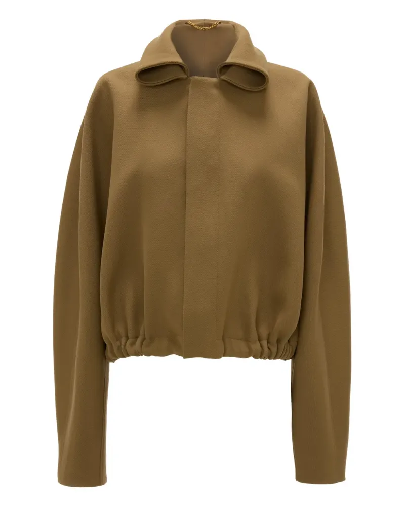 Victoria Beckham Bomberjacke mit Rollkragen - Nude Nude