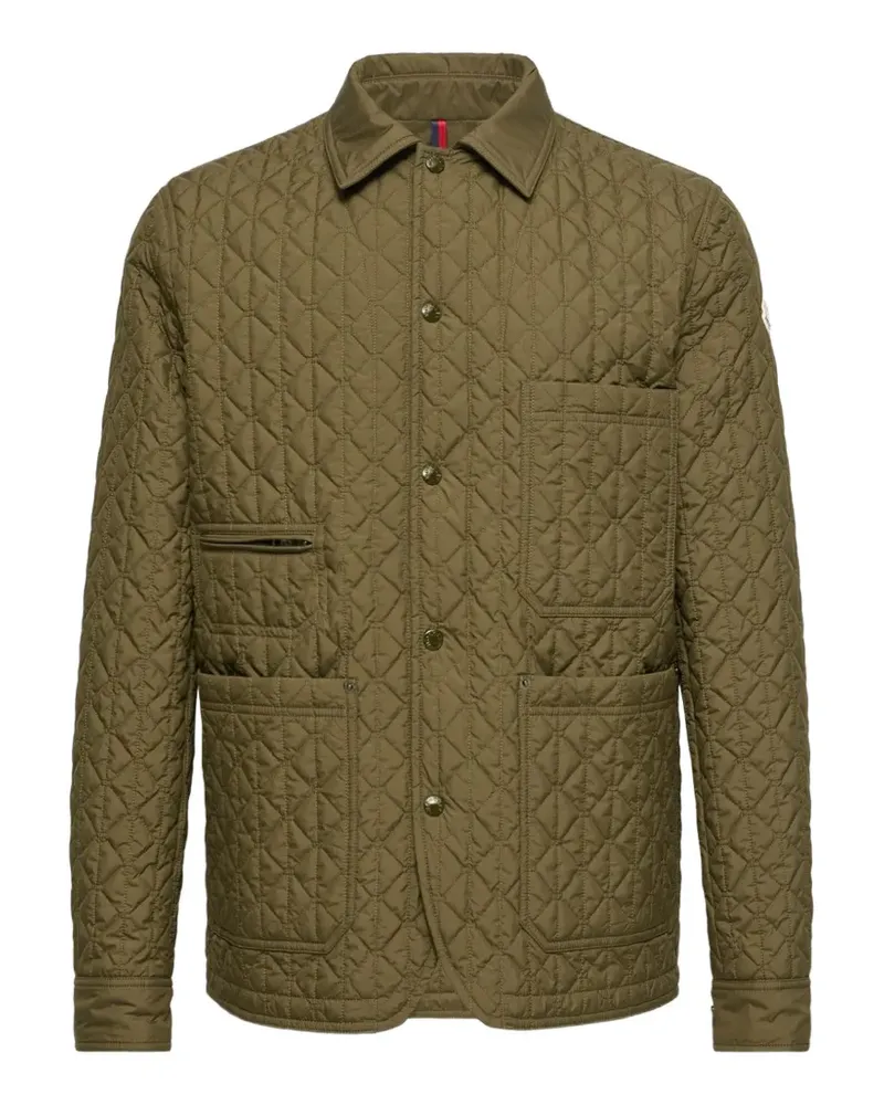 Moncler Gesteppte Theoline Hemdjacke - Grün Grün