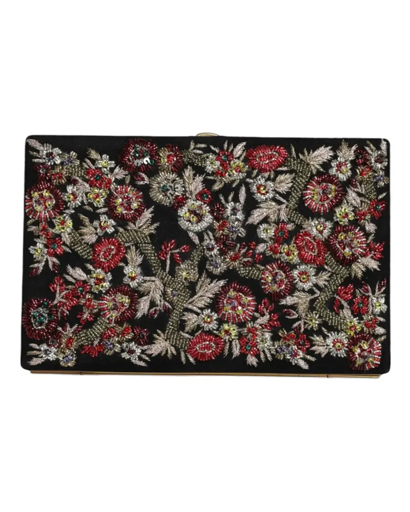 Dolce & Gabbana Clutch mit Stickerei - Schwarz Schwarz