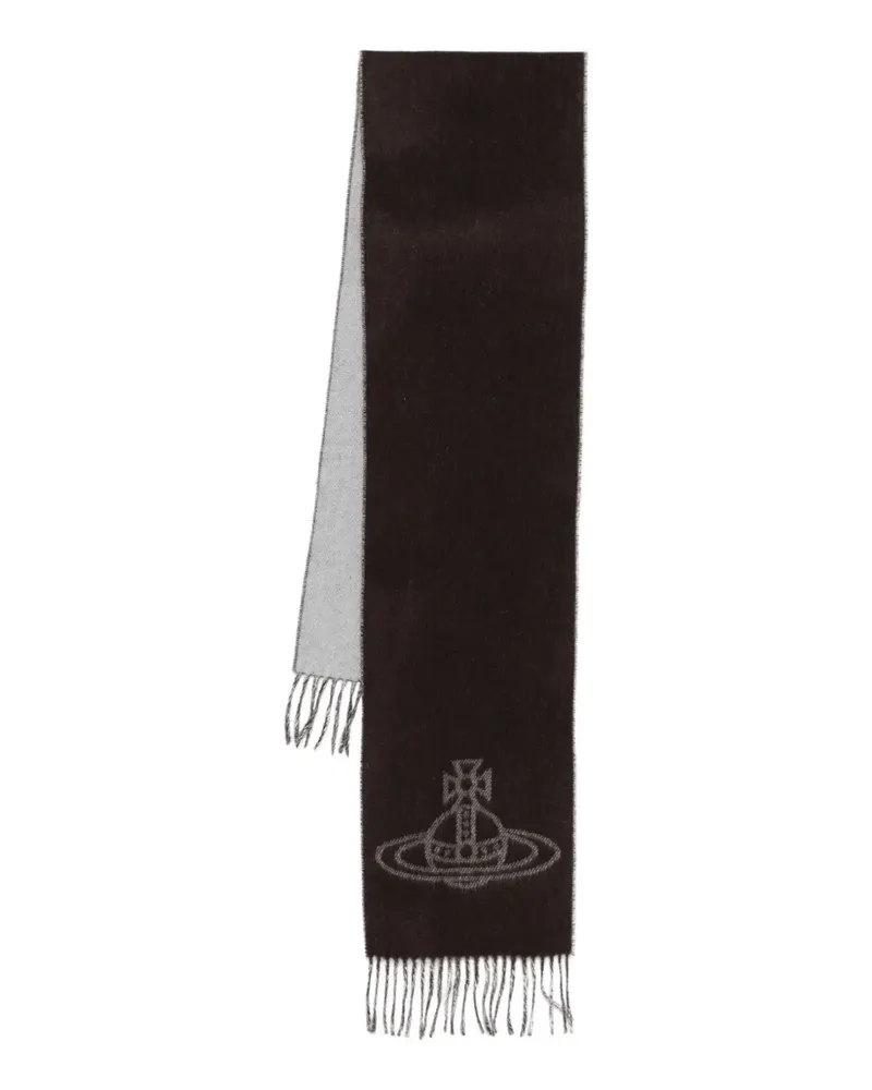 Vivienne Westwood Single Orb Schal - Braun Braun