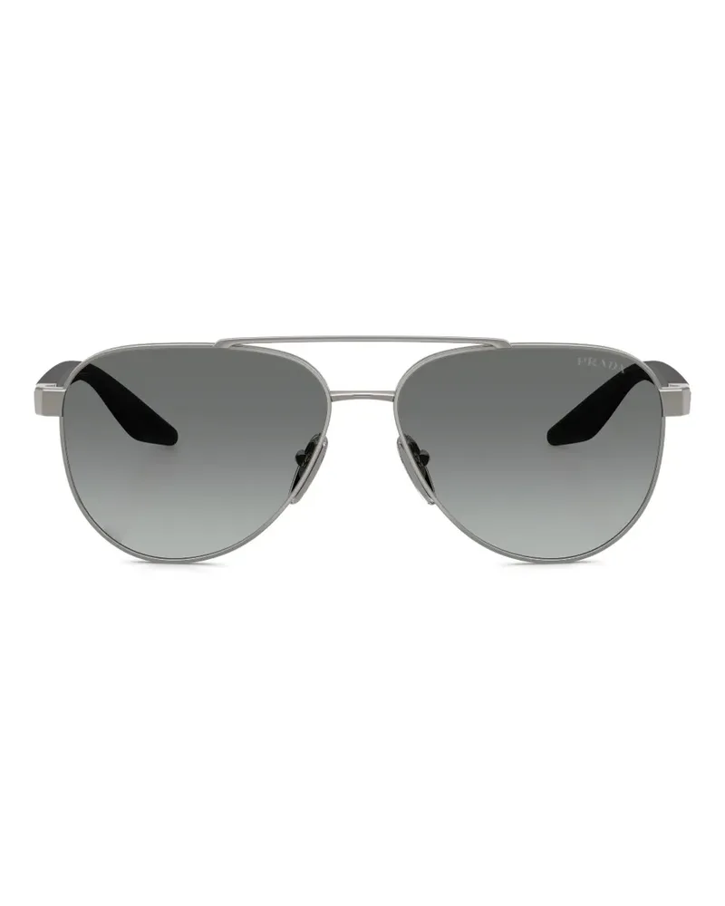 Prada Getönte Pilotenbrille - Grau Grau