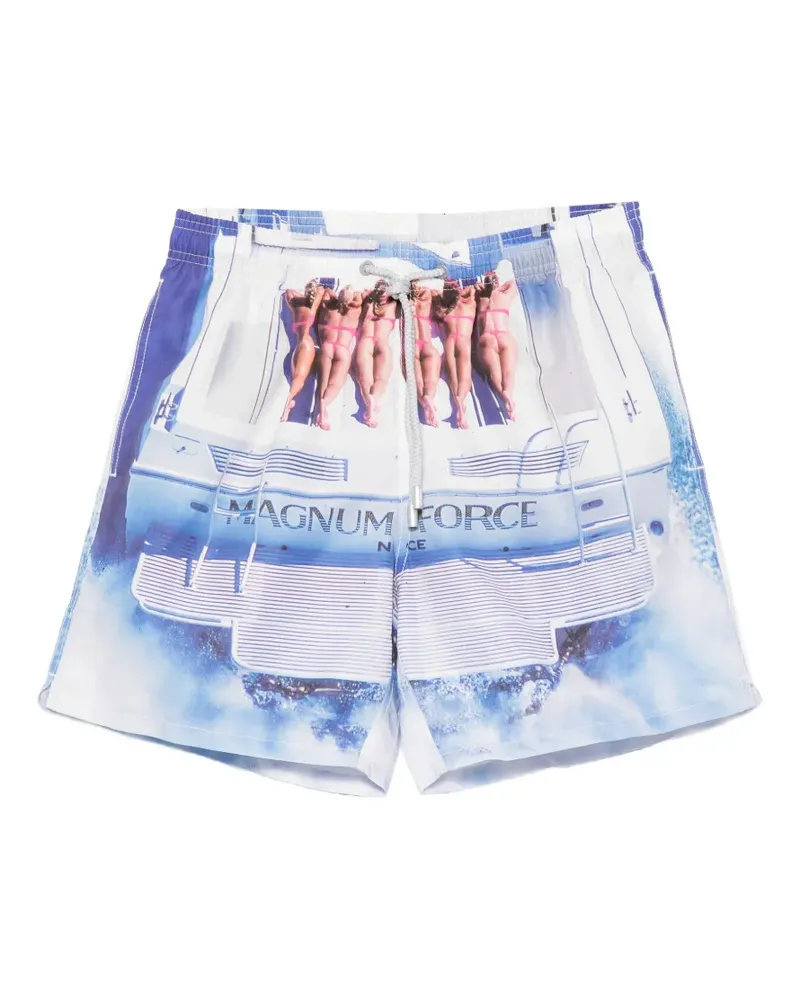 MC2 Saint Barth Gustavia printed swim shorts - Weiß Weiß