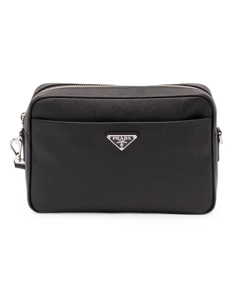 Prada Saffiano leather shoulder bag - Schwarz Schwarz