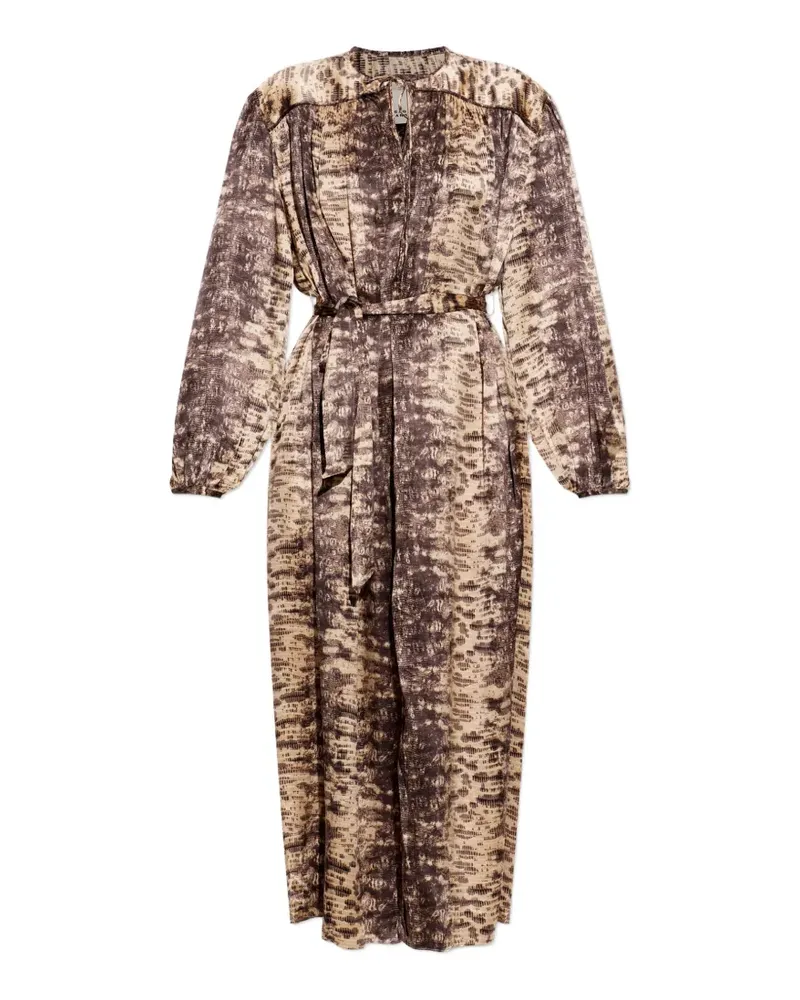 Isabel Marant Luada silk dress - Braun Braun