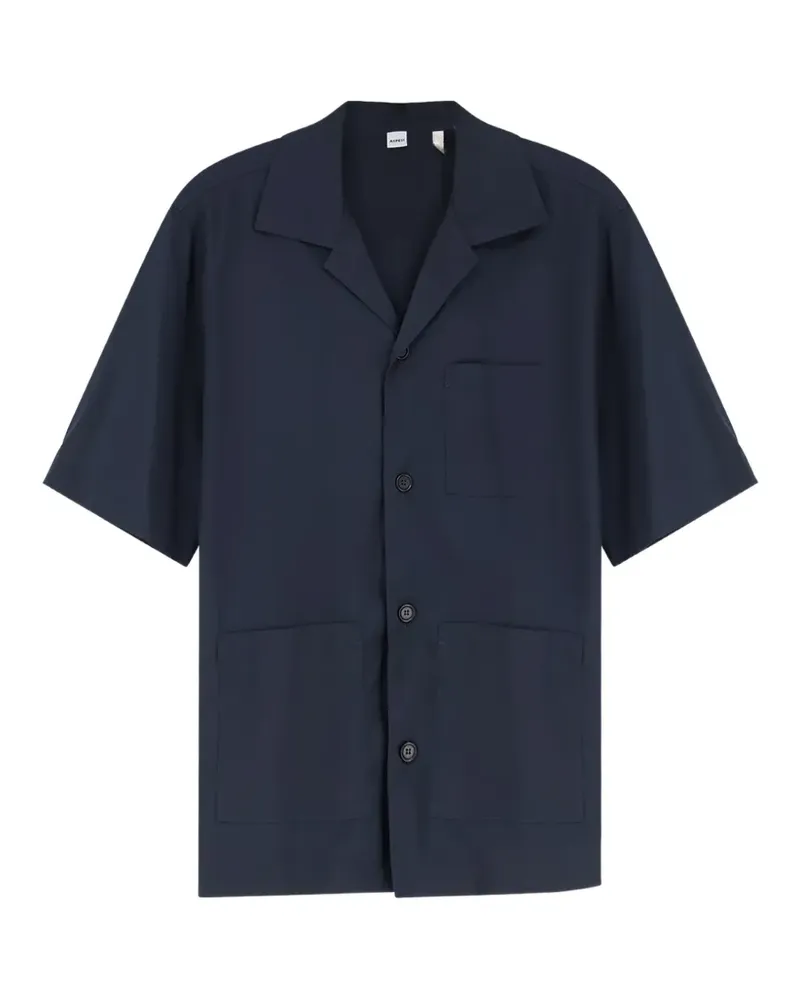 ASPESI buttoned short-sleeve shirt - Blau Blau