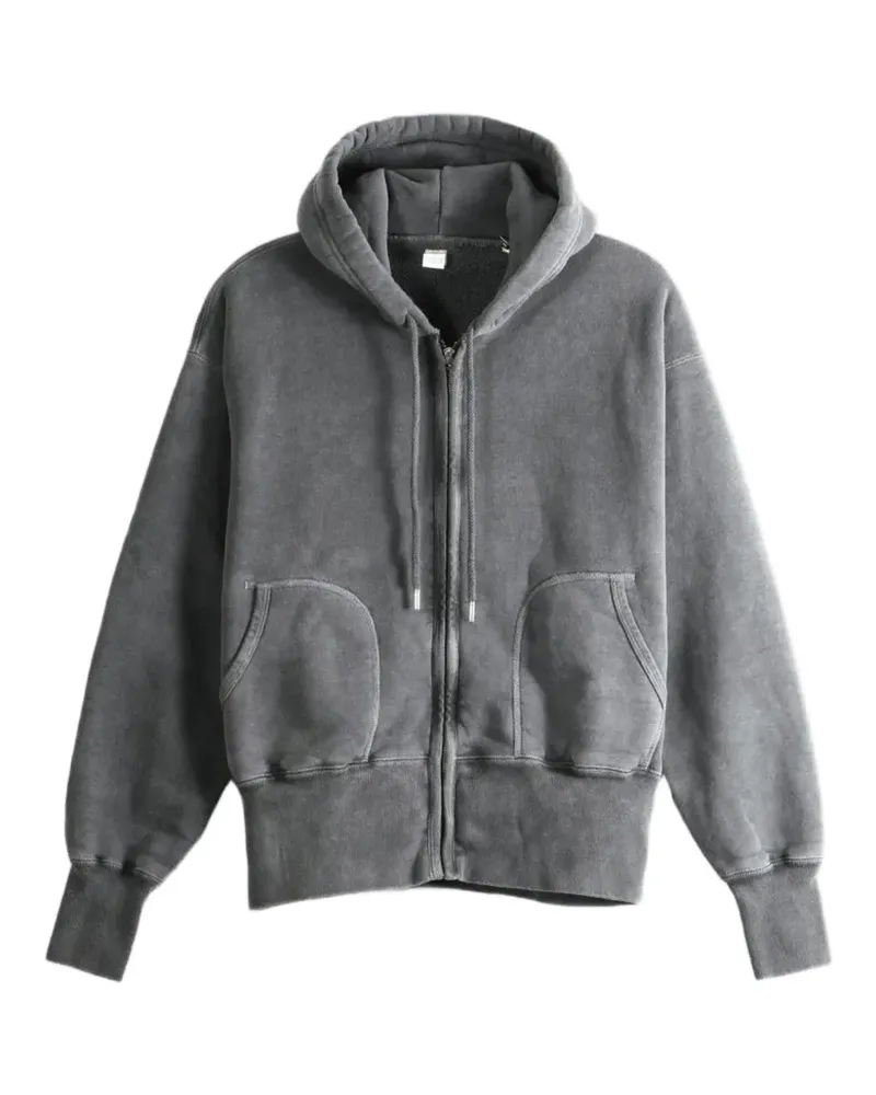 Taiga Takahashi LOT.615 Kapuzenjacke - Grau Grau