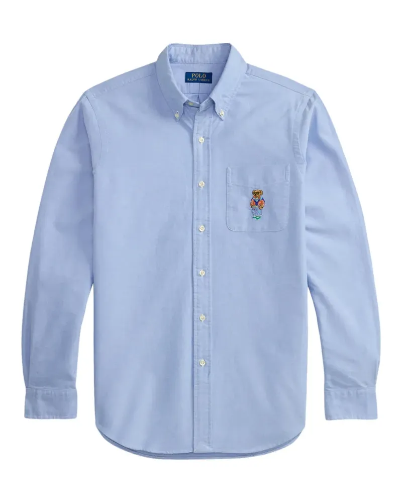 Ralph Lauren Hemd mit Teddy-Motiv - Blau Blau