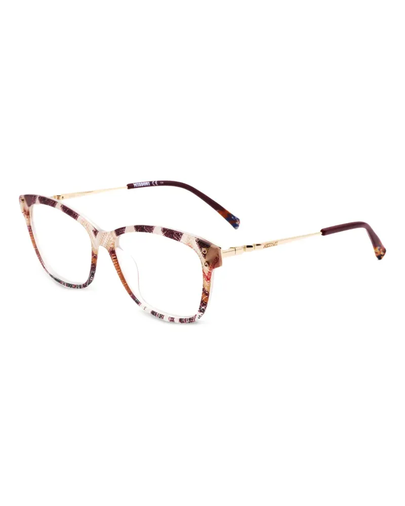 Missoni Brille mit geometrischem Gestell - Gold Gold