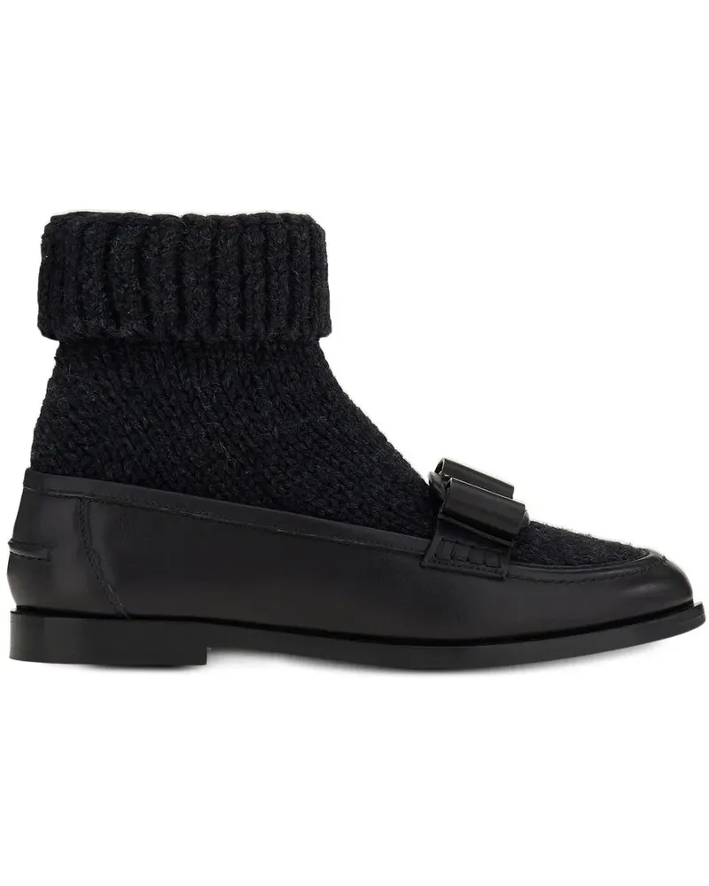 Ferragamo Vara Sock-Loafer - Schwarz Schwarz