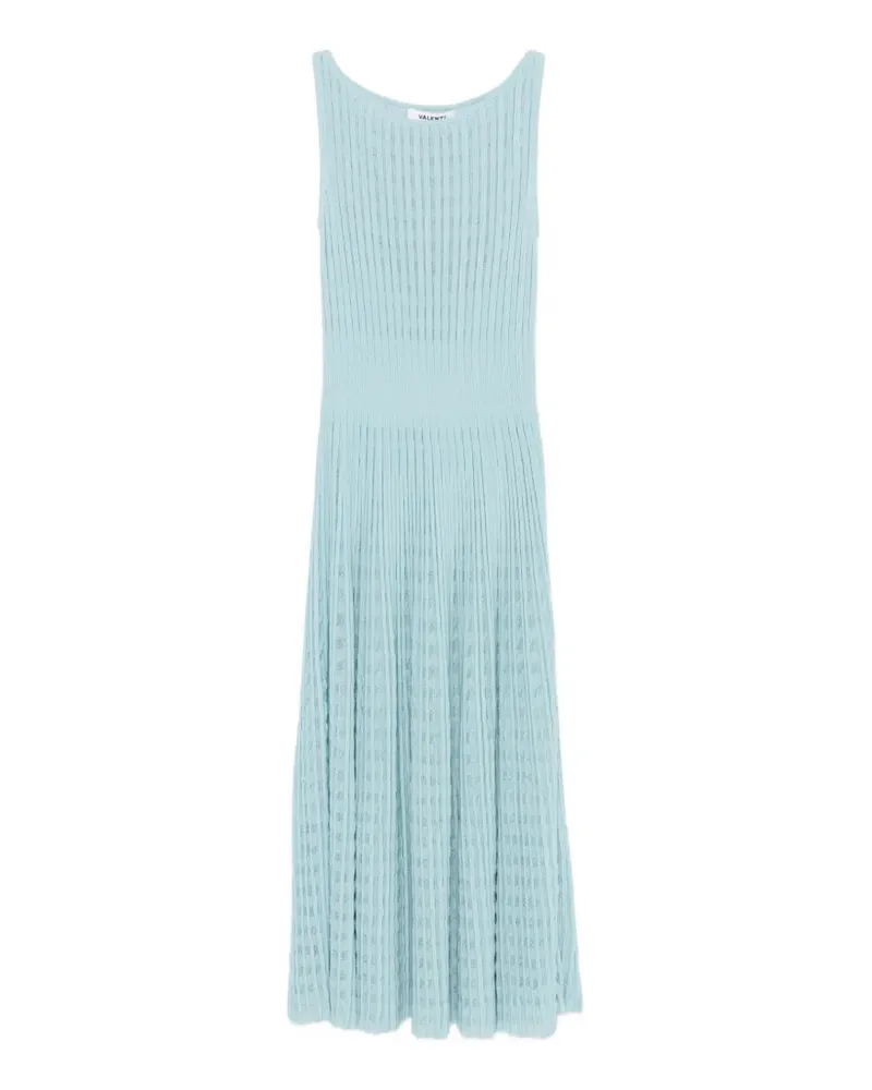 Antonino Valenti Isabela ribbed-knit sleeveless midi dress - Blau Blau