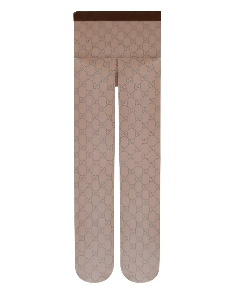 Gucci logo tights - Nude Nude