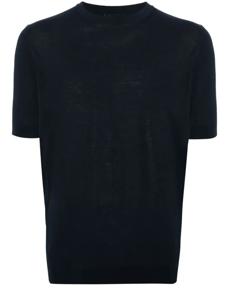 Dell'oglio T-Shirt mit Rundhalsausschnitt - Blau Blau