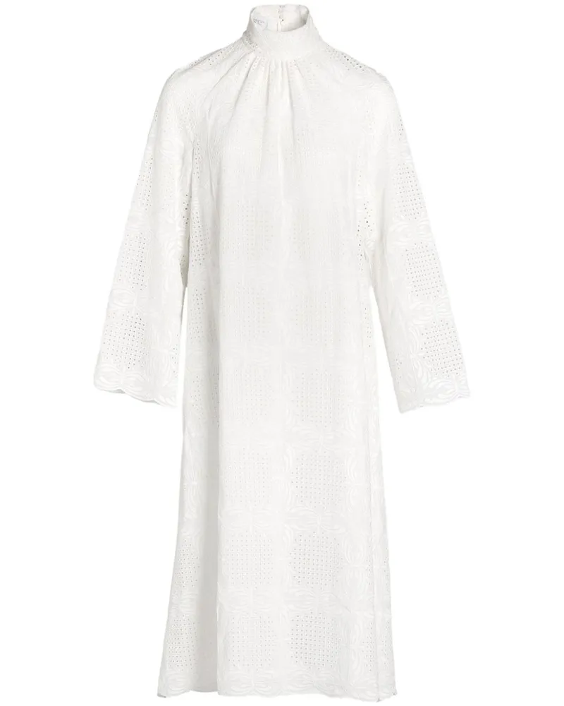 Giambattista Valli Mittellanger Kaftan - Weiß Weiß