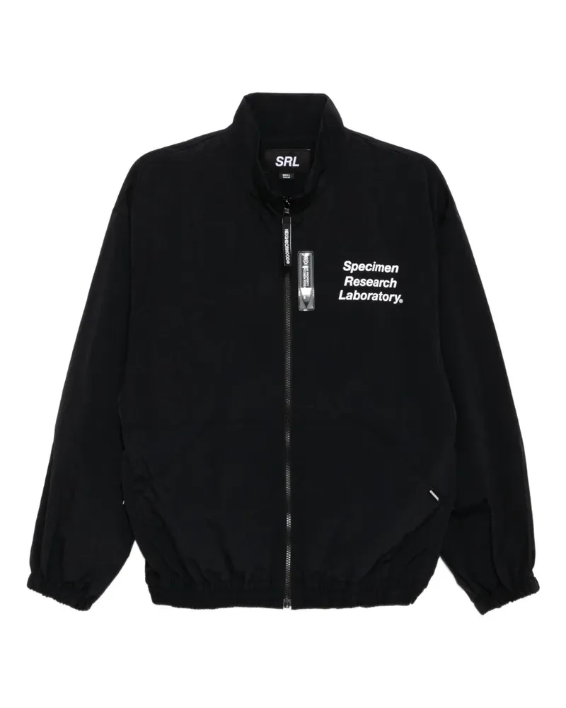 Neighborhood Jacke mit Slogan-Print - Schwarz Schwarz