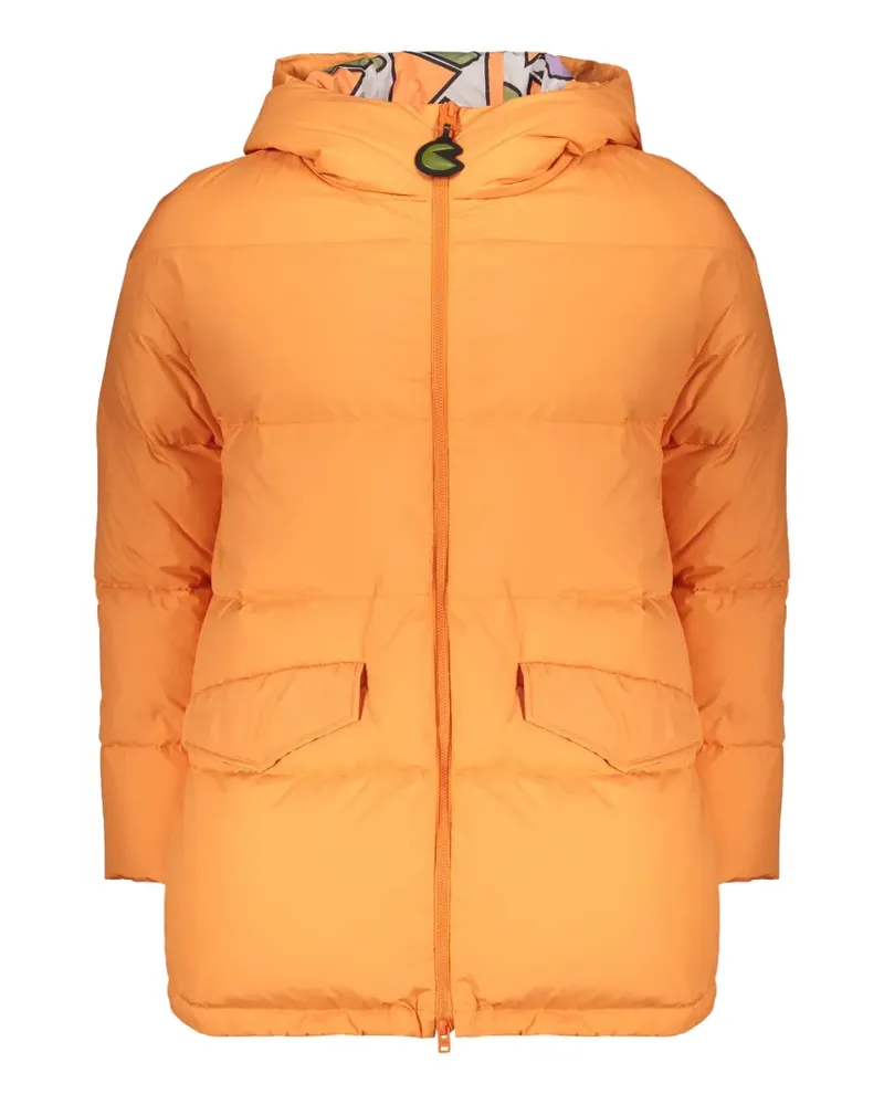 Herno Gefütterte Kapuzenjacke - Orange Orange