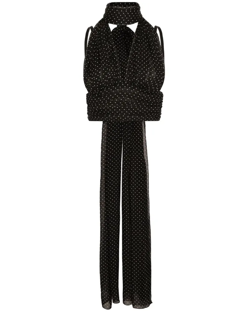 Dolce & Gabbana Camisole-Top mit Punkten - Schwarz Schwarz