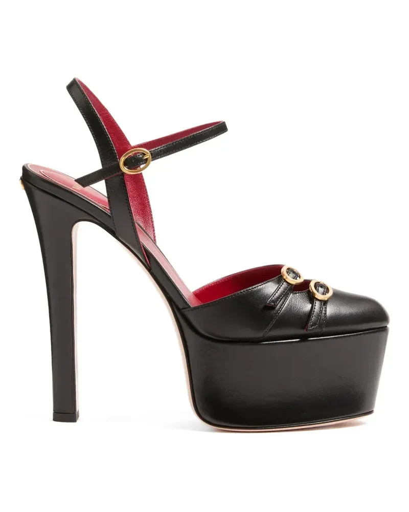 Valentino Garavani Crasher Pumps mit Plateausohle - Schwarz Schwarz