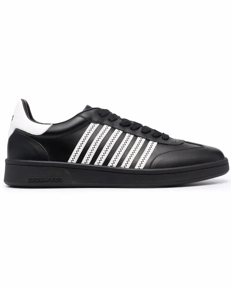 Dsquared2 Sneakers mit Streifendetail - Schwarz Schwarz