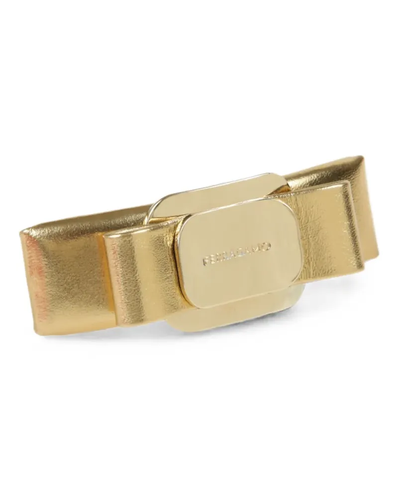 Ferragamo Vara bow hair clip - Gold Gold