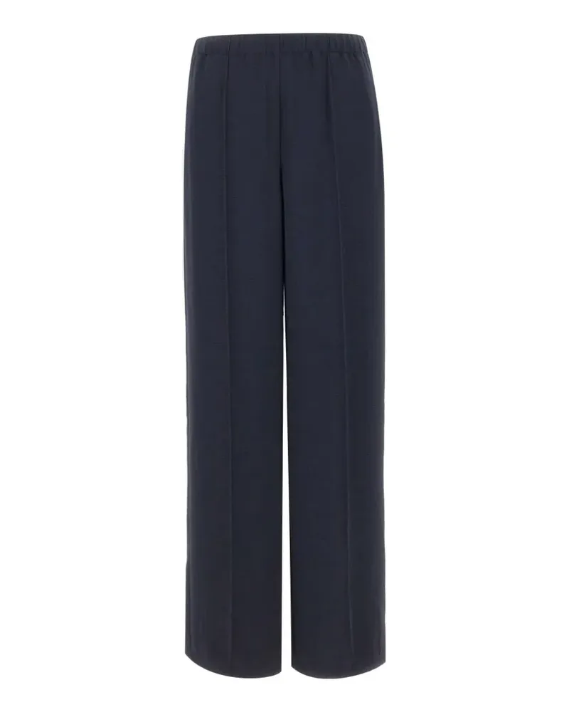 Vince pressed-crease wide-leg trousers - Blau Blau