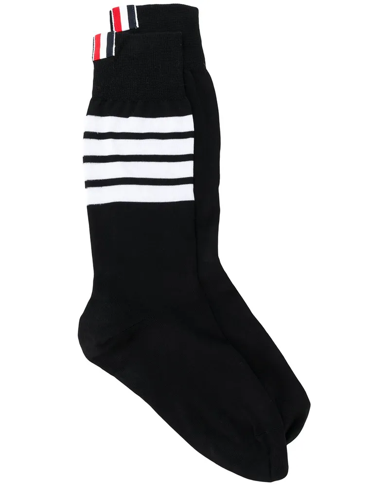 Thom Browne Leichte Socken - Schwarz Schwarz
