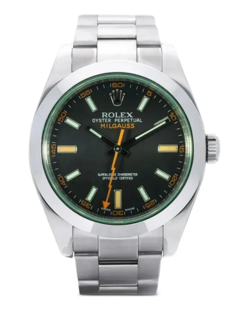 Rolex 2007-2023 Milgauss Armbanduhr 40mm - Schwarz Schwarz