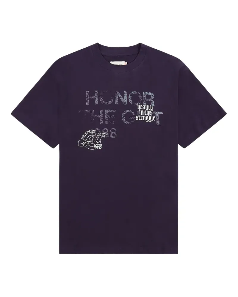 Honor The Gift T-Shirt mit grafischem Print - Schwarz Schwarz
