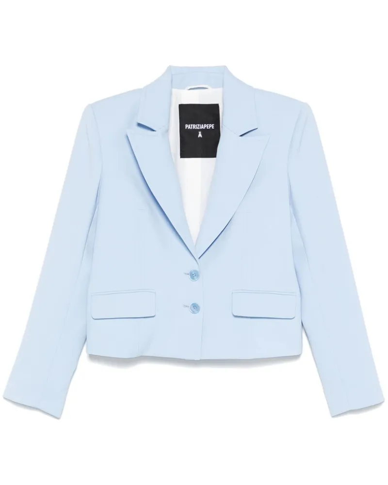 Patrizia Pepe Blazer mit fallendem Revers - Blau Blau