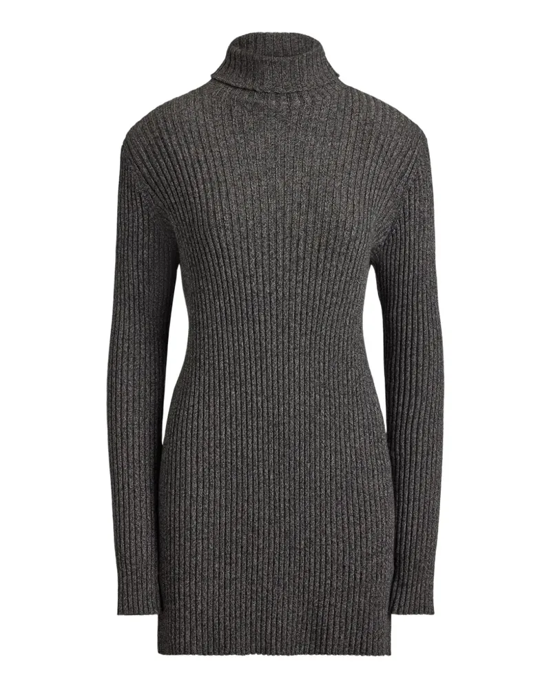 Ralph Lauren Mouliné-Pullover mit Stehkragen - Grau Grau