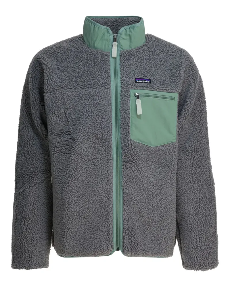 Patagonia Fleecejacke mit Reißverschluss - Grau Grau