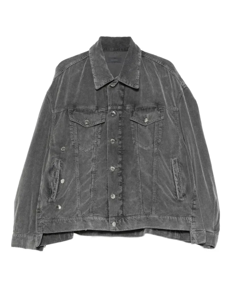 Haikure Geknöpfte Jacke aus Cord - Grau Grau