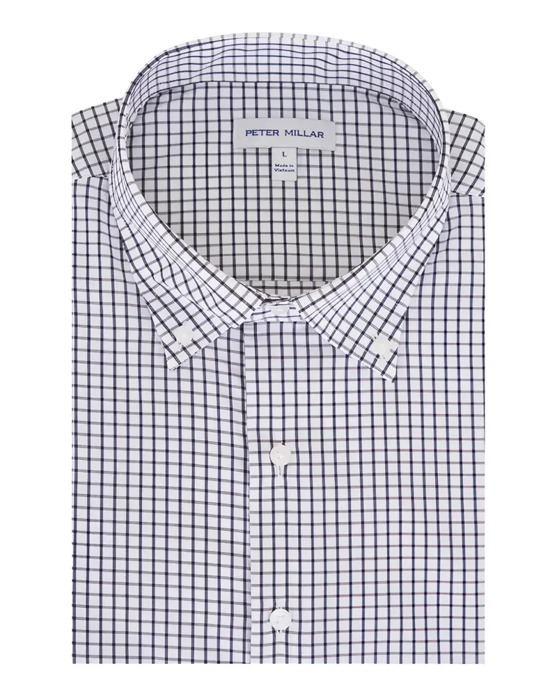 Peter Millar Hanford Hemd mit Karomuster - Schwarz Schwarz