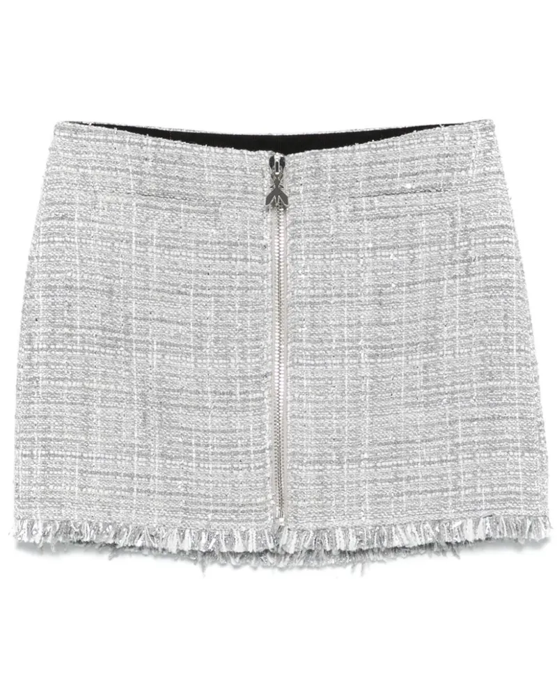 Patrizia Pepe Minirock aus Tweed - Grau Grau