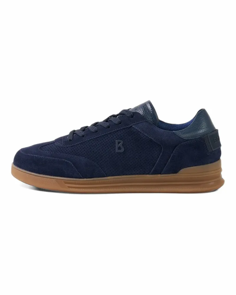 Bogner Parma perforated suede sneakers - Blau Blau