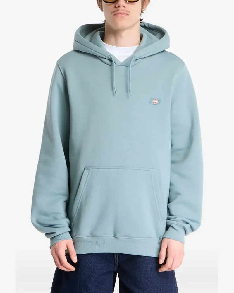 Dickies Oakport logo-patch hoodie - Blau Blau