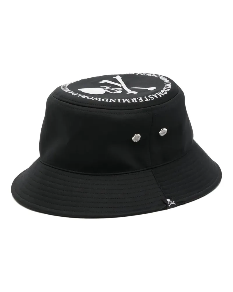 Mastermind World Fischerhut mit Logo-Print - Schwarz Schwarz