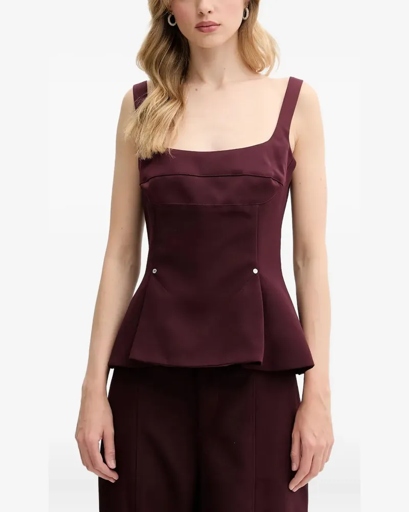 Stine Goya peplum-waist top - Rot Rot