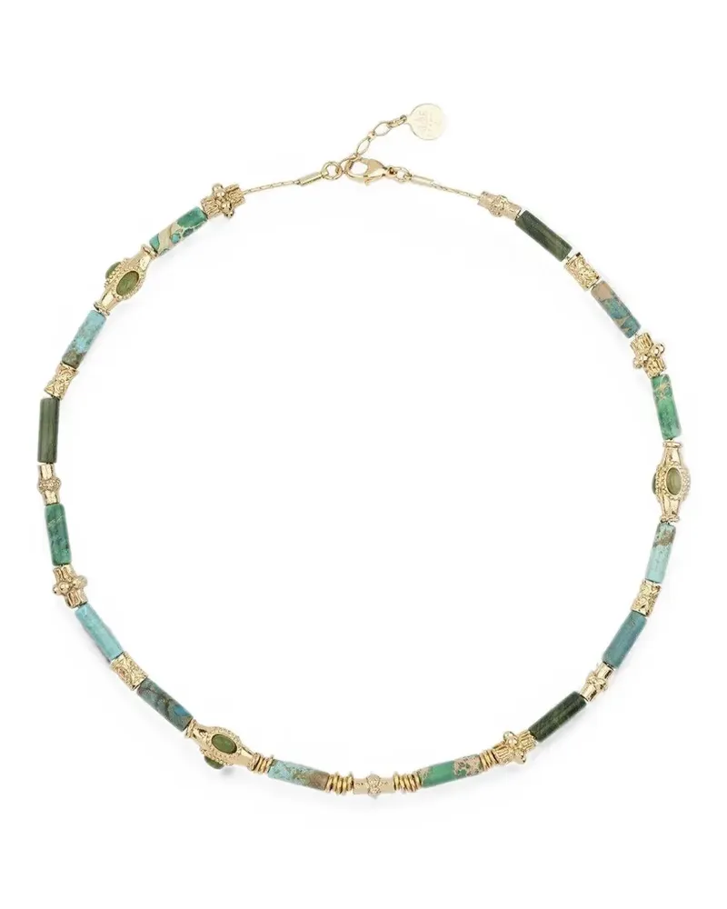 Gas Bijoux Kali beaded necklace - Gold Gold