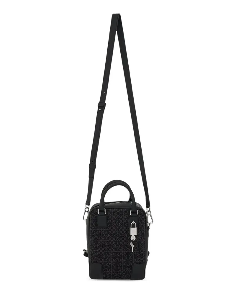 Loewe Amazona Anagram Kuriertasche - Schwarz Schwarz
