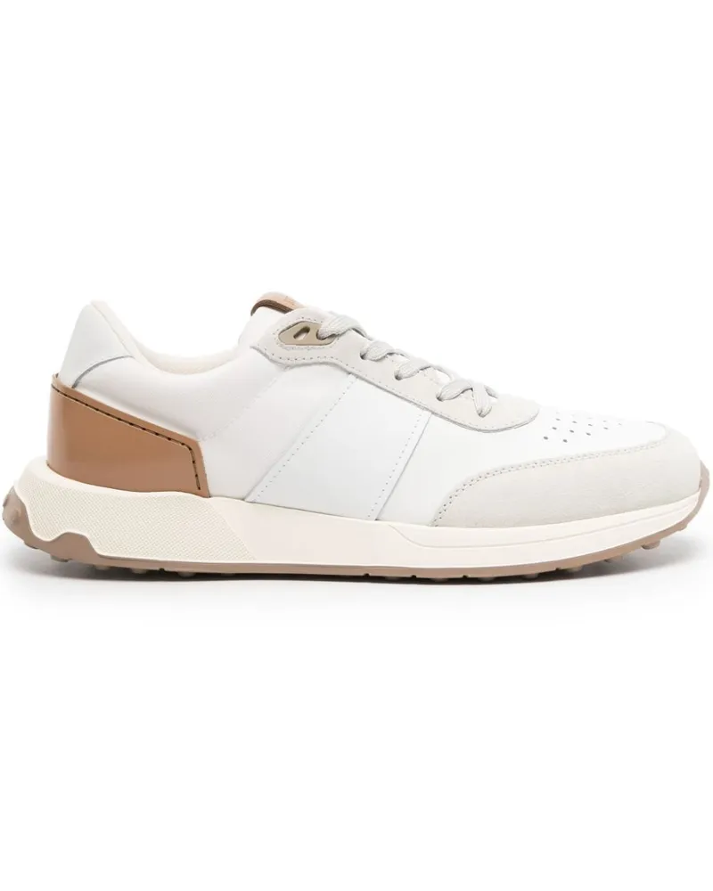 TOD'S Sneakers mit Kontrasteinsatz - Weiß Weiß