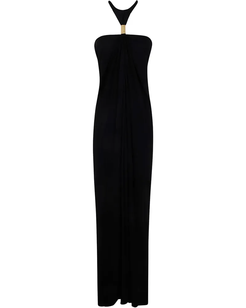Tom Ford Midikleid mit Neckholder - Schwarz Schwarz