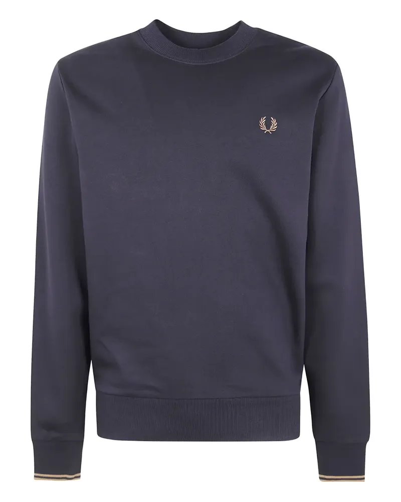 Fred Perry Sweatshirt mit Rundhalsausschnitt - Schwarz Schwarz