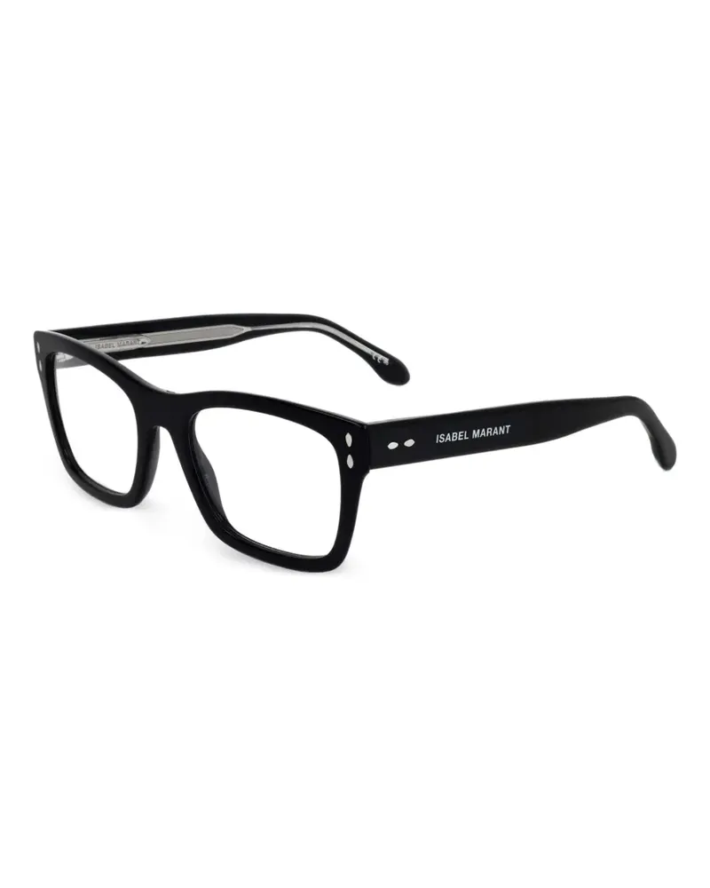 Isabel Marant Brille mit eckigem Gestell - Schwarz Schwarz